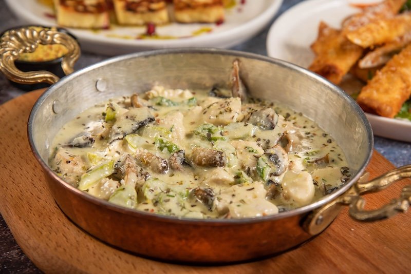 Creamy Garlic Mushrooms