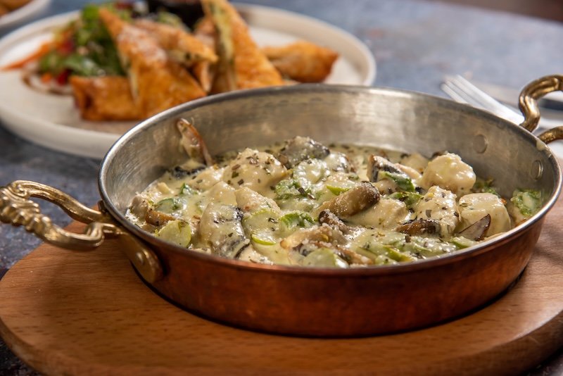 Creamy Garlic Mushrooms