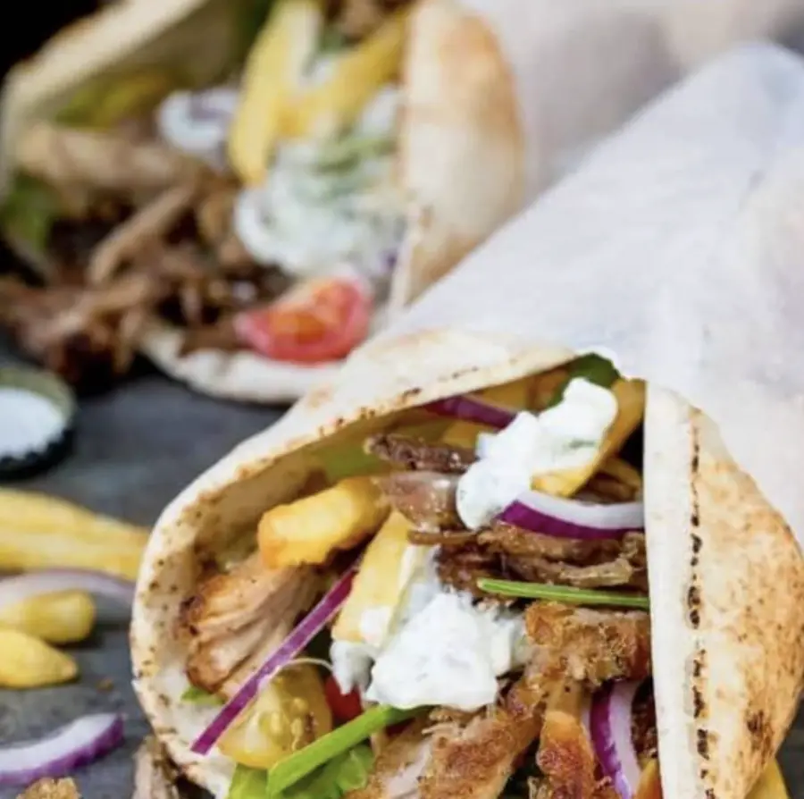 Gyros wrap lamb