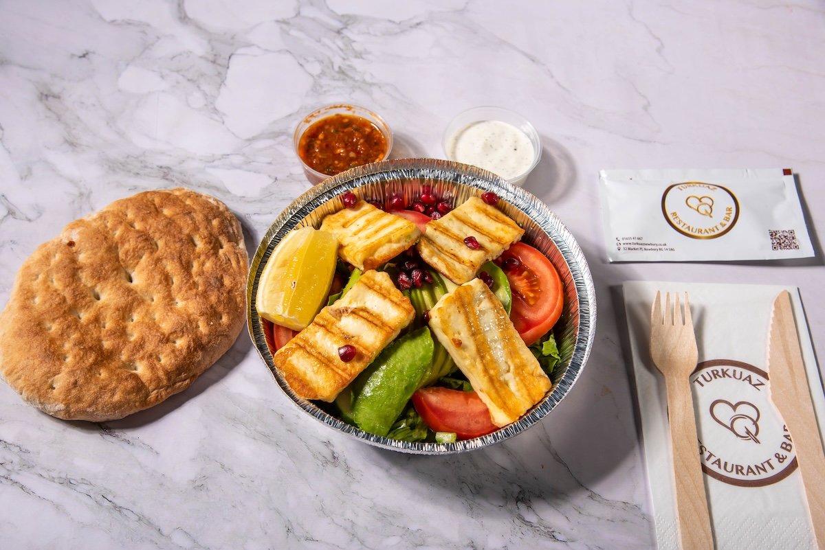 Halloumi and Avocado