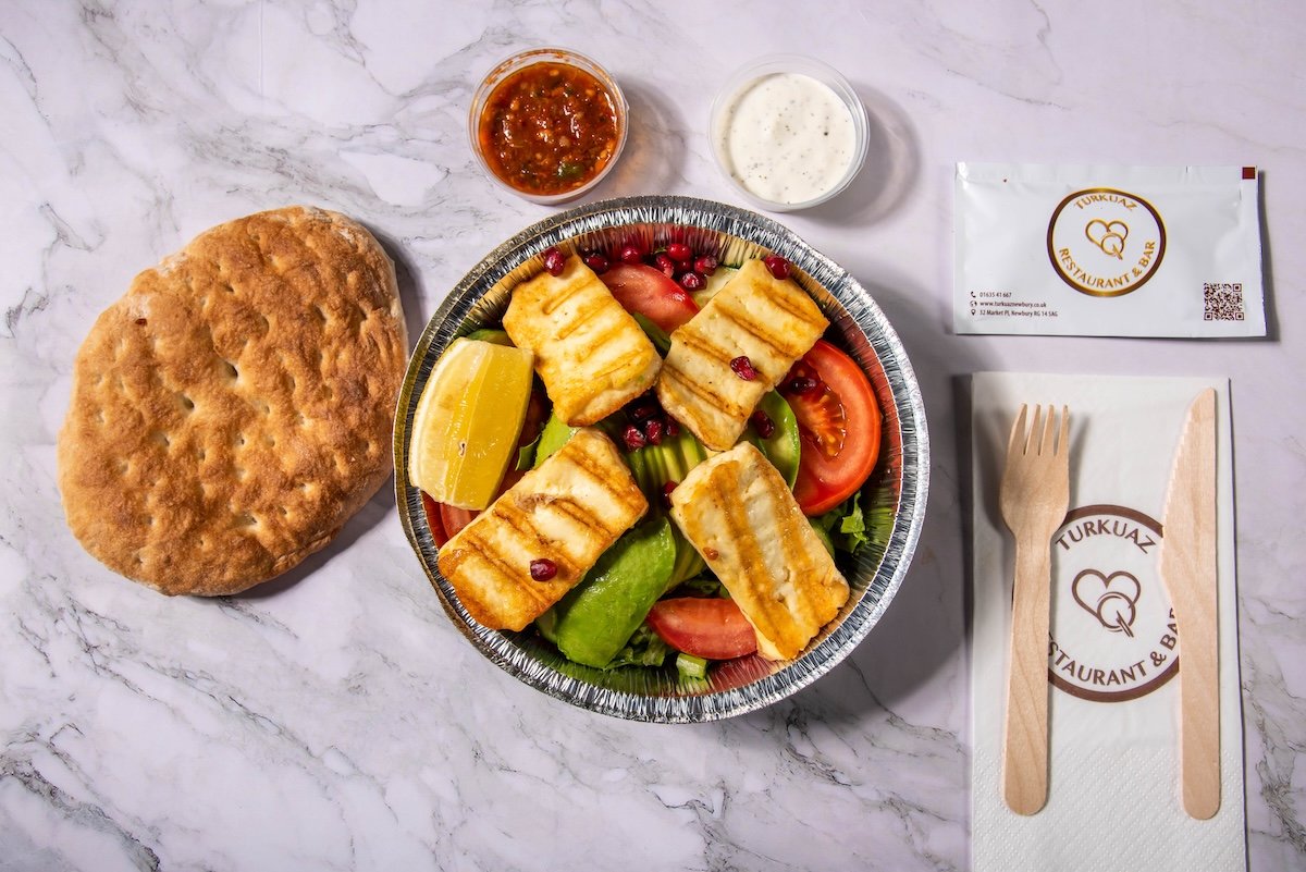 Halloumi and Avocado